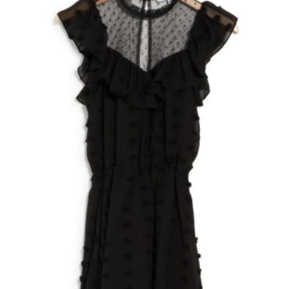 One One Six Black Ruffle Party Dress - Picture 1 of 4